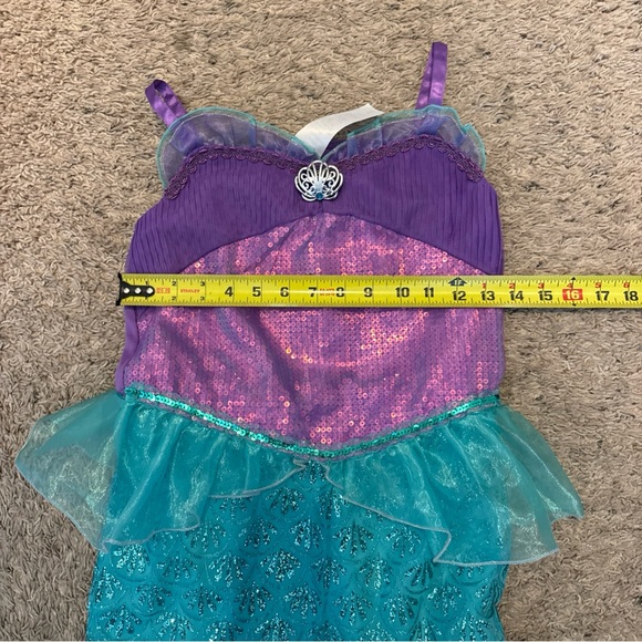 Disney Castle Collection Ariel The Little Mermaid Dress Costume Girls Size 11/12 - Picture 9 of 14